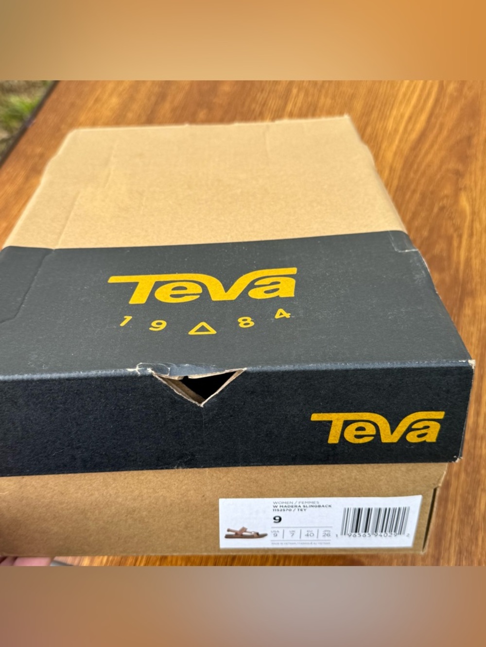 Teva Madera Slingback Sandals Womens 9 Tan Leather Comfort Casual - Picture 11 of 11